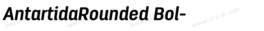 AntartidaRounded Bol字体转换
